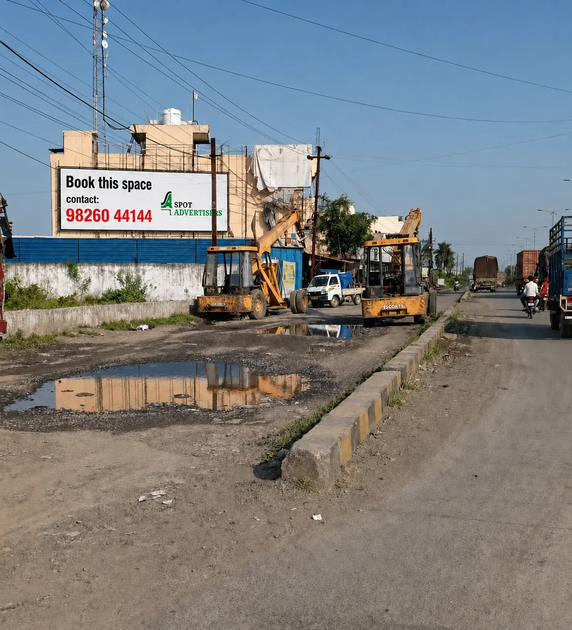 Sagour Kuti, Pithampur Industrial Area 40′ × 20′ hoarding